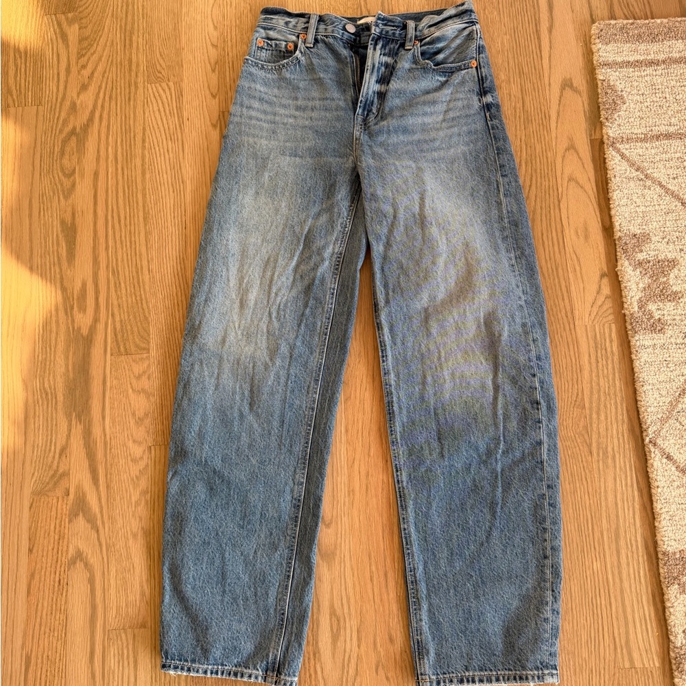 Pistola Wes High Rise Barrel Jeans - Spectacle